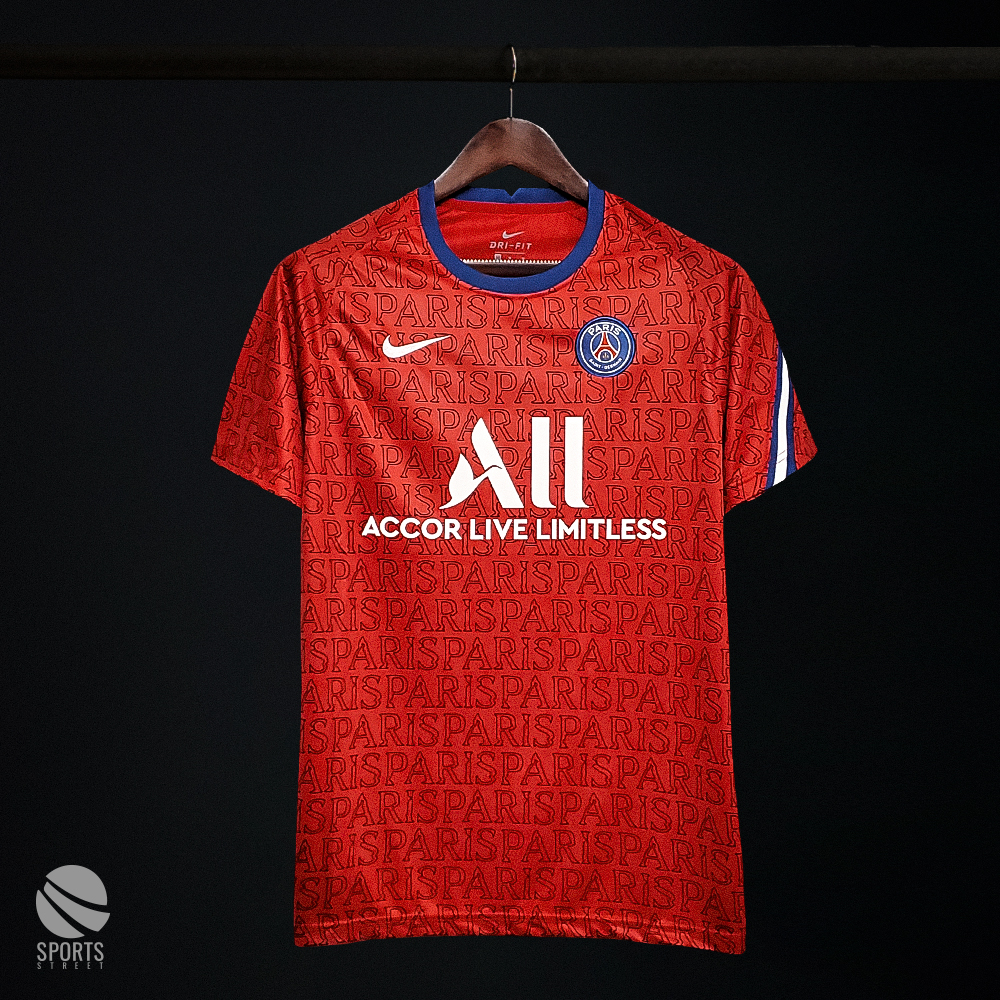 psg red jersey