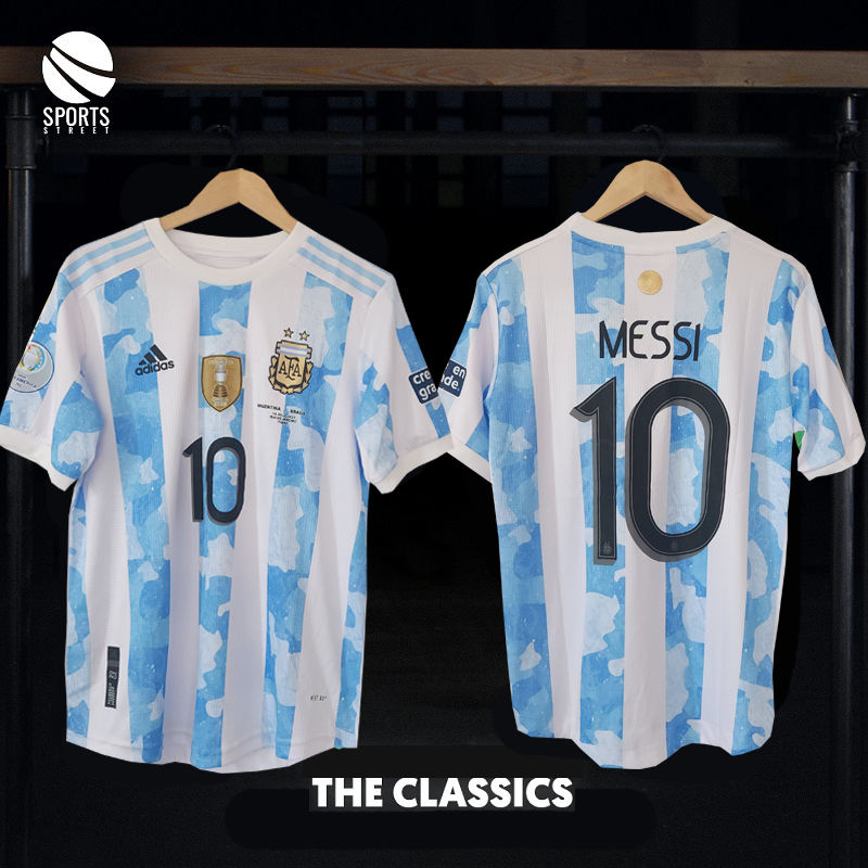 Argentina Copa21 Messi Players Jersey