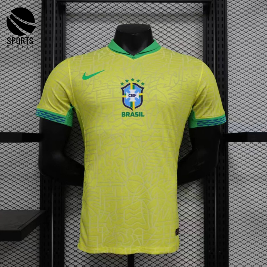 Brazil Copa24 Home Players Jersey