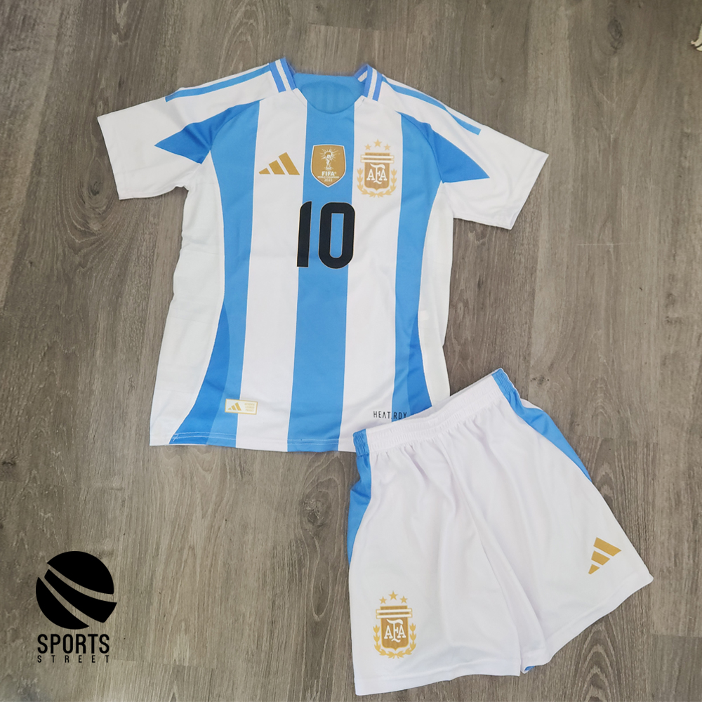 Argentina Home Messi Kids Set 2024
